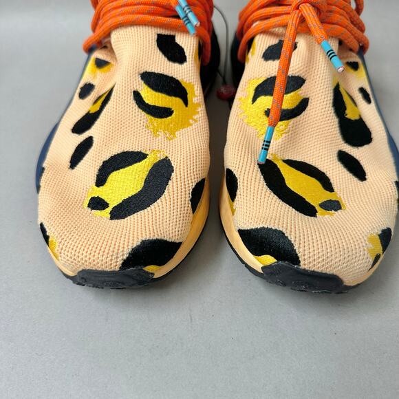 adidas x Pharrell Hu NMD Sneakers in Animal‎ Print Amber Mens US Size 9 - Picture 4 of 16
